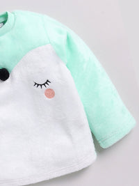 Moms Love Infant Girls Embroidered Pure Cotton Sweatshirt