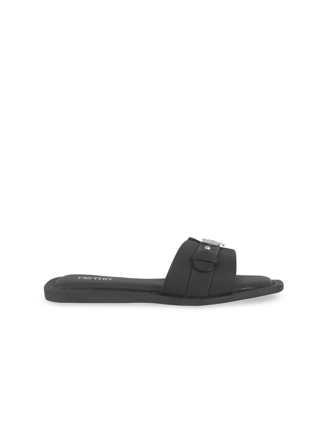 Metro Women No Back Strap Open Toe Flats
