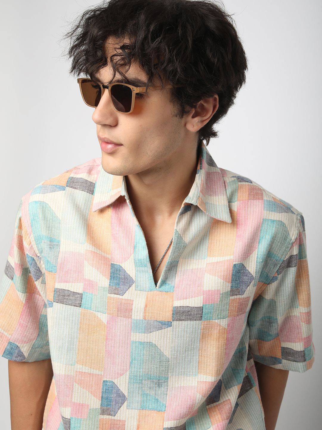 VASTRADO Men Classic Opaque Printed Casual Shirt