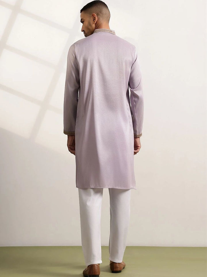 Anouk Men Ethnic Motifs Embroidered Regular Thread Work Kurta with Trousers