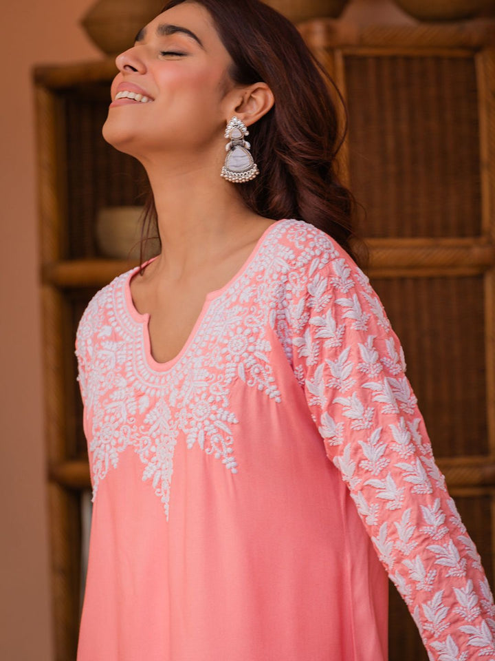 HOUSE OF KARI Women Chikankari Kurta