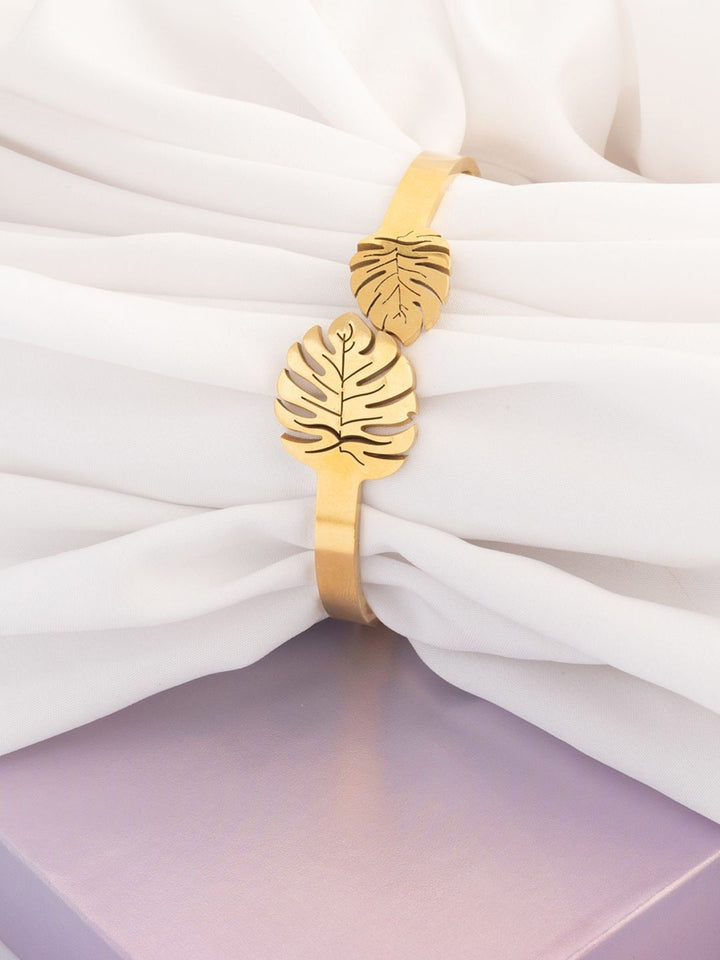 VOGUE PANASH Women Brass Gold-Plated Bangle-Style Bracelet