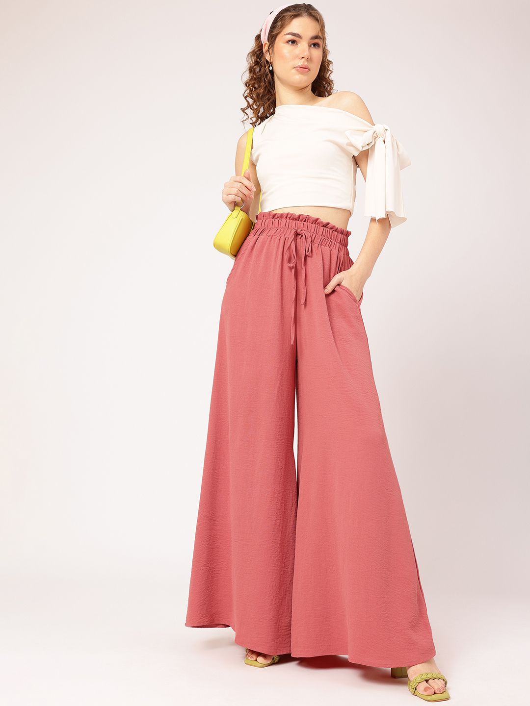 DressBerry Women The Flare Flair High-Waist Trousers