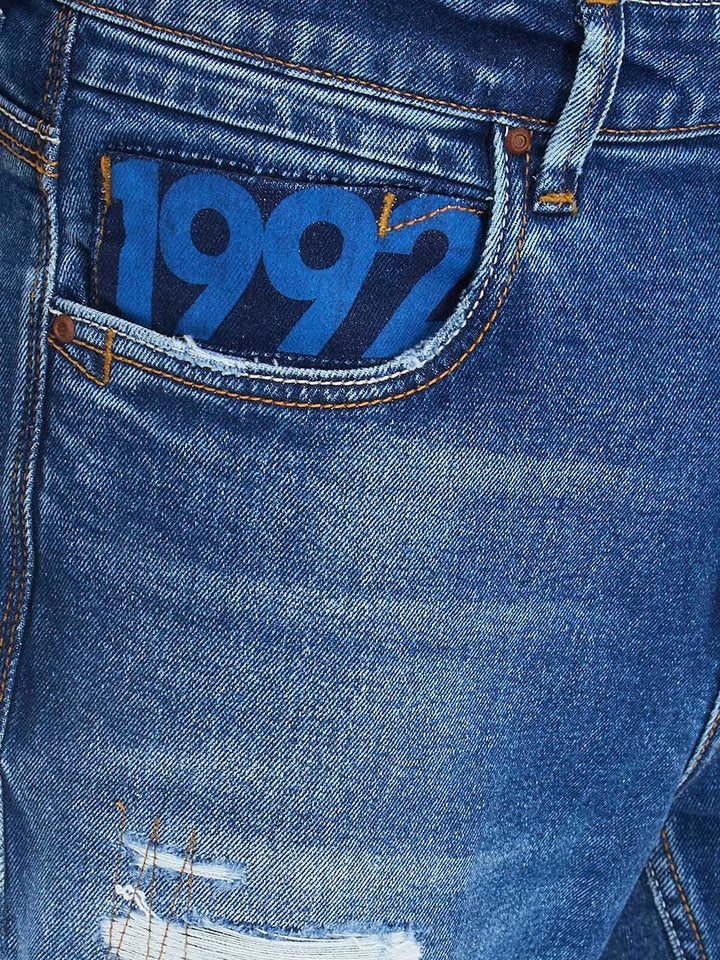 SPYKAR Men Regular Fit Light Fade Stretchable Jeans