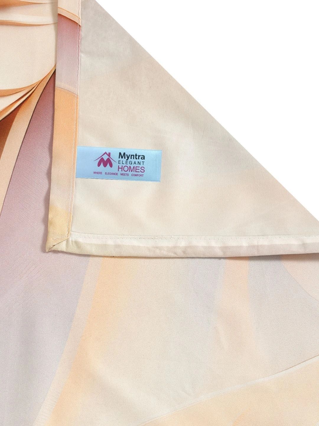 Myntra Elegant Homes Coffee Brown & White 400 TC King Bedsheet with 2 Pillow Covers