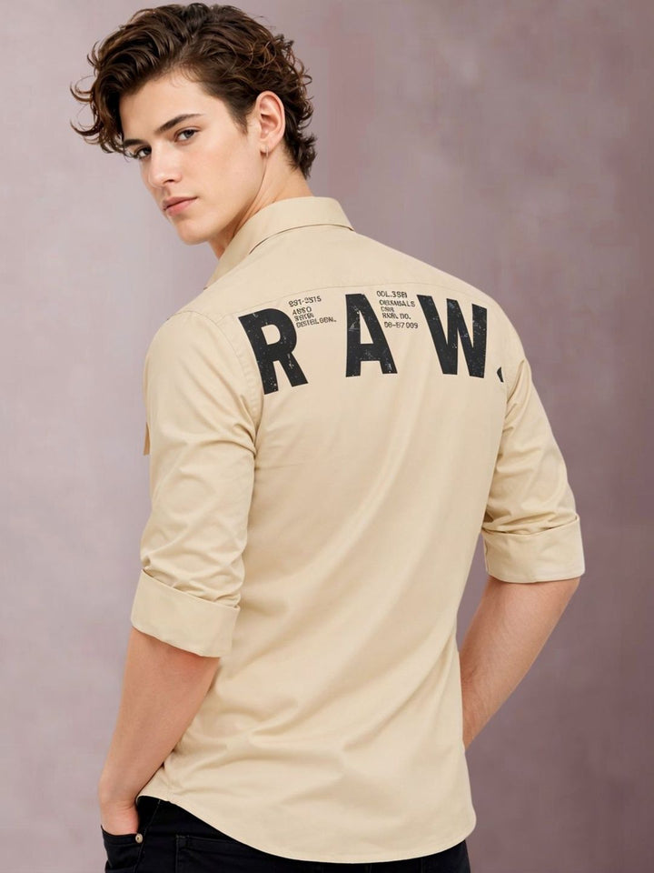ADRO Classic Printed Cotton Twill Cargo Baju Kasual