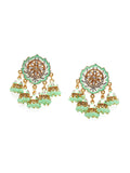 Anouk Gold-Plated Cubic Zirconia Contemporary Drop Earrings
