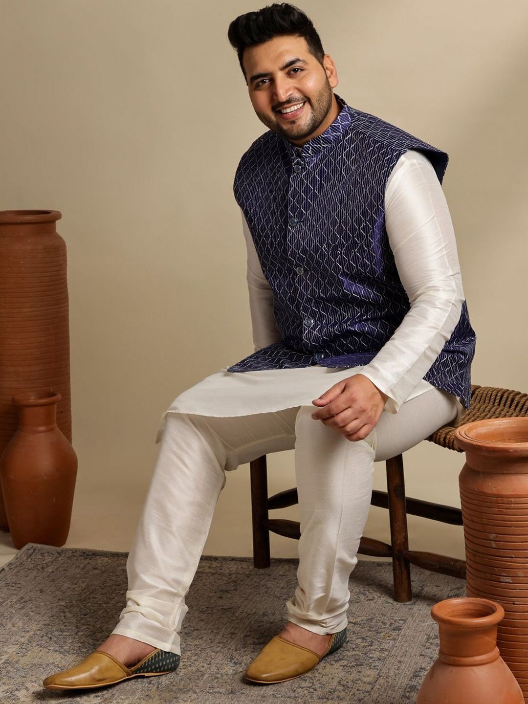 Jaket Nehru Sulam SOJANYA PLUS