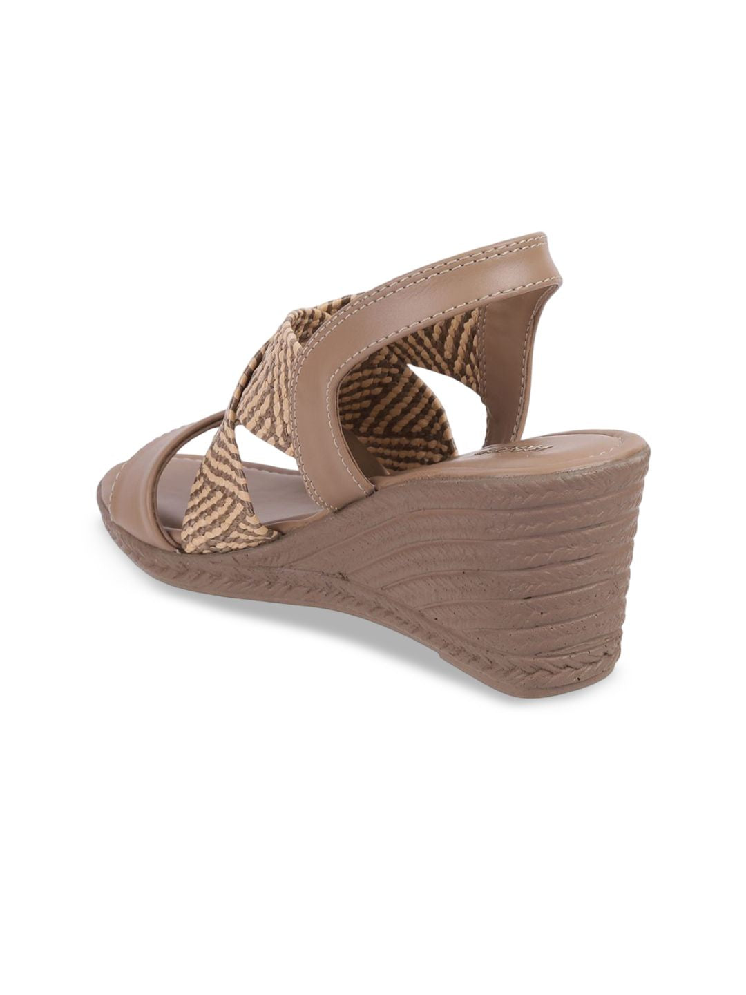 Mochi Printed Wedge Mules