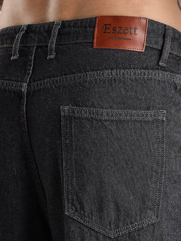Eszett Utility Multi Brown Mid-Rise Seluar Jeans Relaks Fit Stretchable