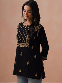 House of Chikankari Women Ethnic Motifs Embroidered Thread Work Kurta