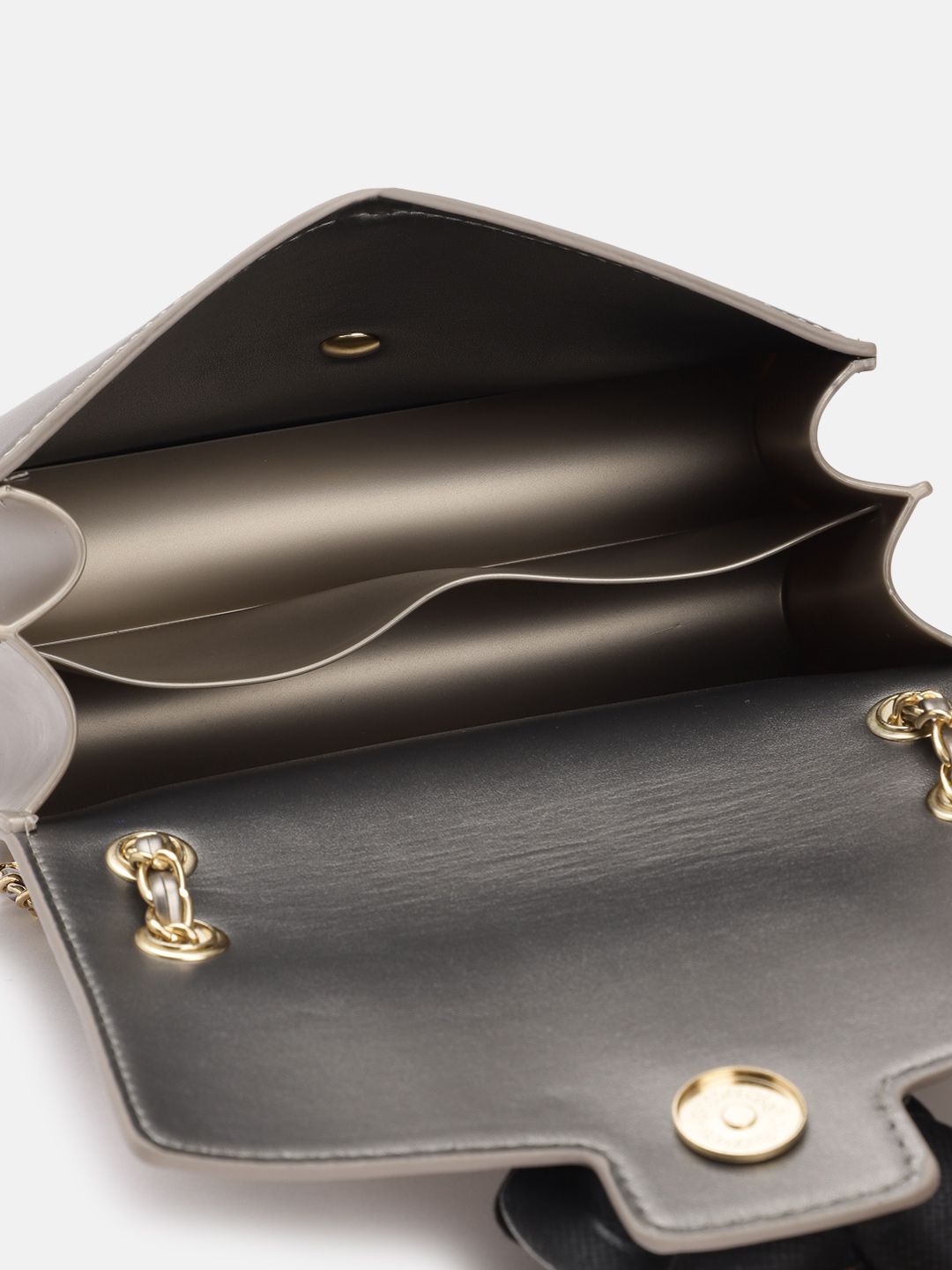 Lino Perros Shoulder Bag with Floral Detail