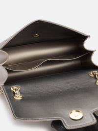 Lino Perros Shoulder Bag with Floral Detail