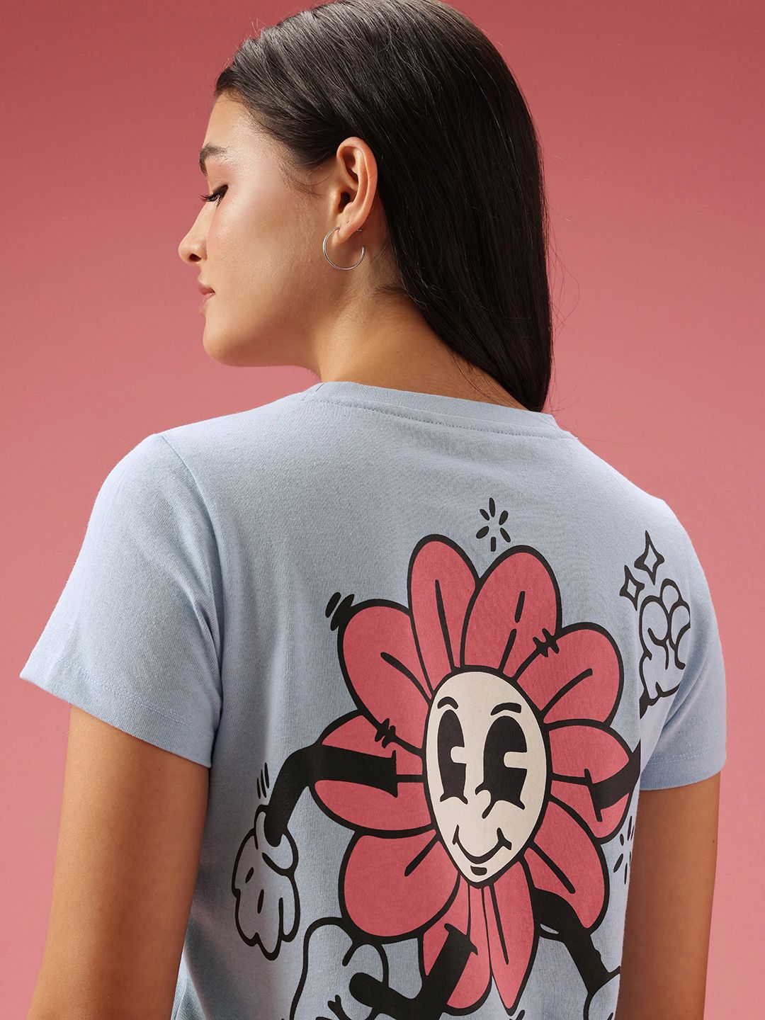 DressBerry Graphic Printed Casual T-shirt