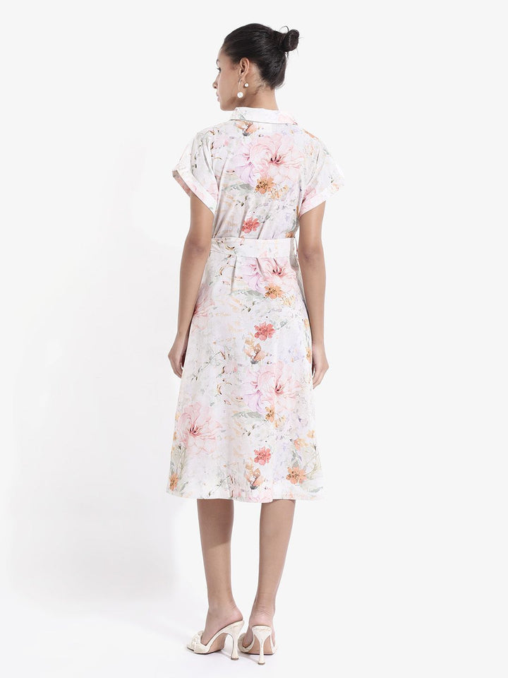 Rareism Fit & Flare Midi Dress Fit & Flare