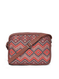 ZOUK Women Geometric Printed Structured Sling Bag