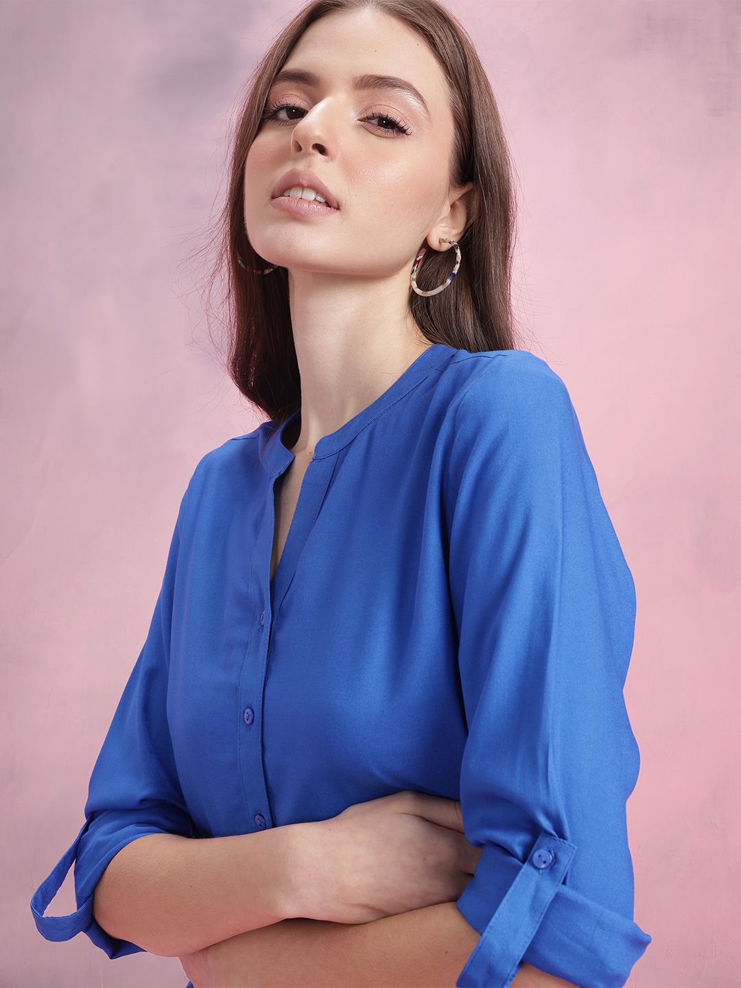DressBerry Opaque Casual Shirt