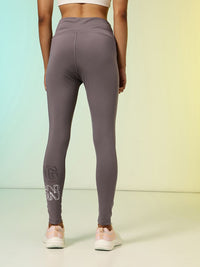 HRX by Hrithik Roshan Women Typography Printed Rapid-Dry Training Tights