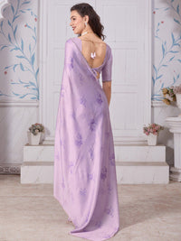 Saree mall Floral Printed Satin Sarees