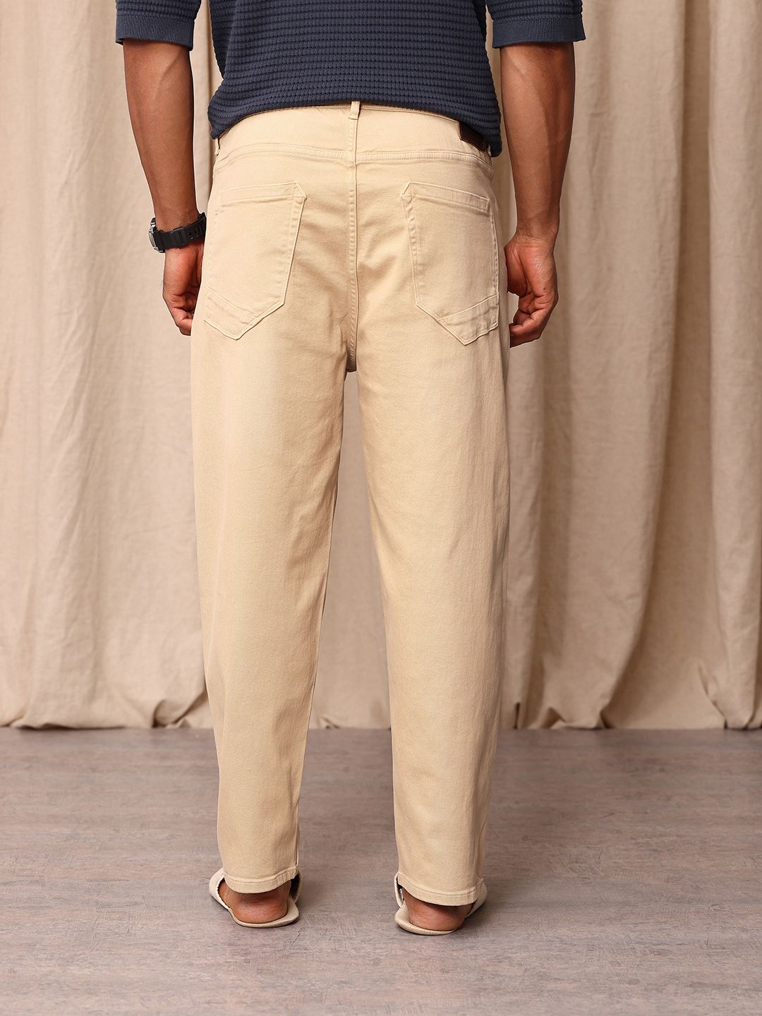 Mr Bowerbird Men Tapered Fit Mid-Rise Stretchable Jeans