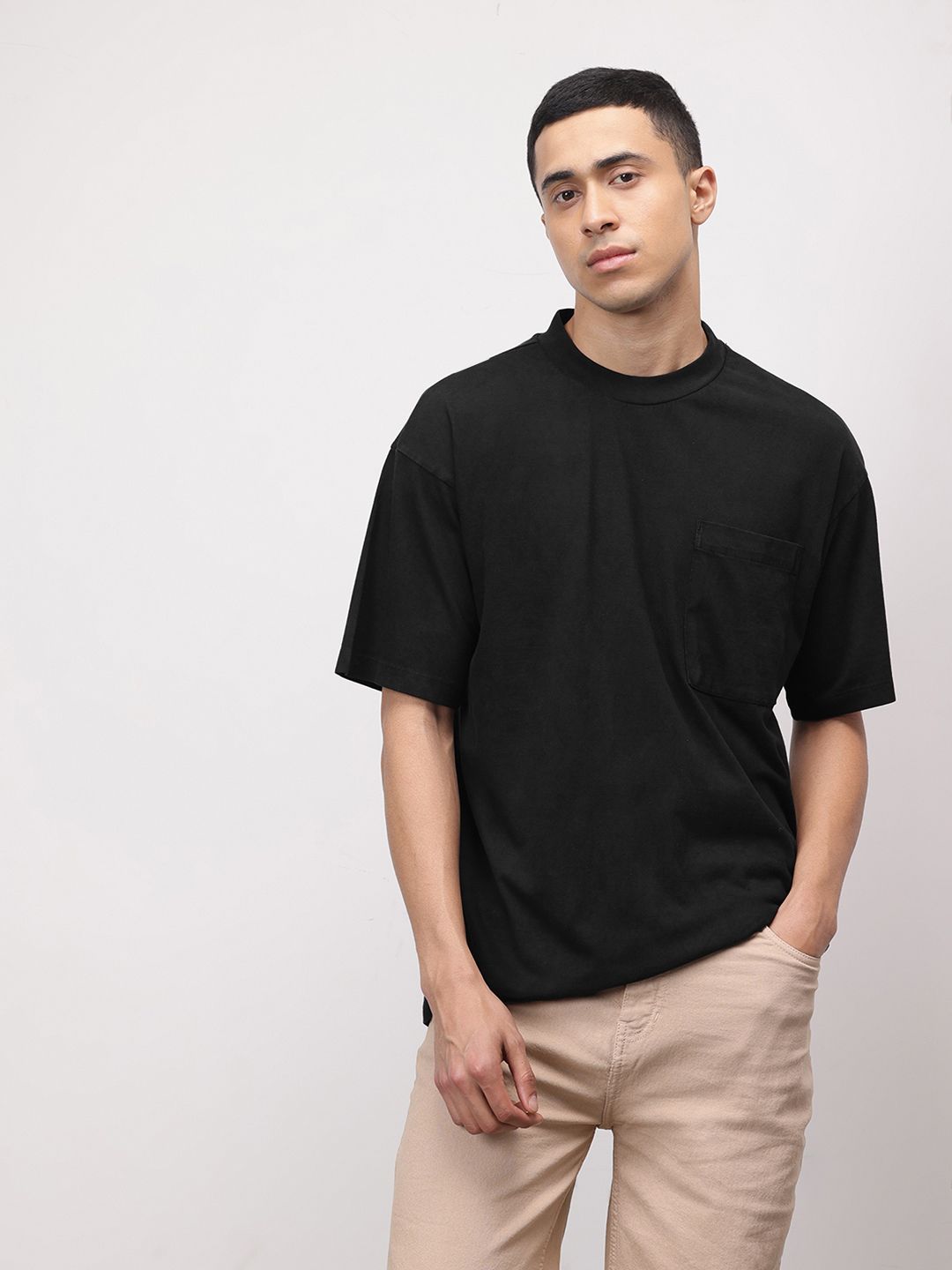ether 365 Essentials Relaxed Fit Pure Cotton T-shirt