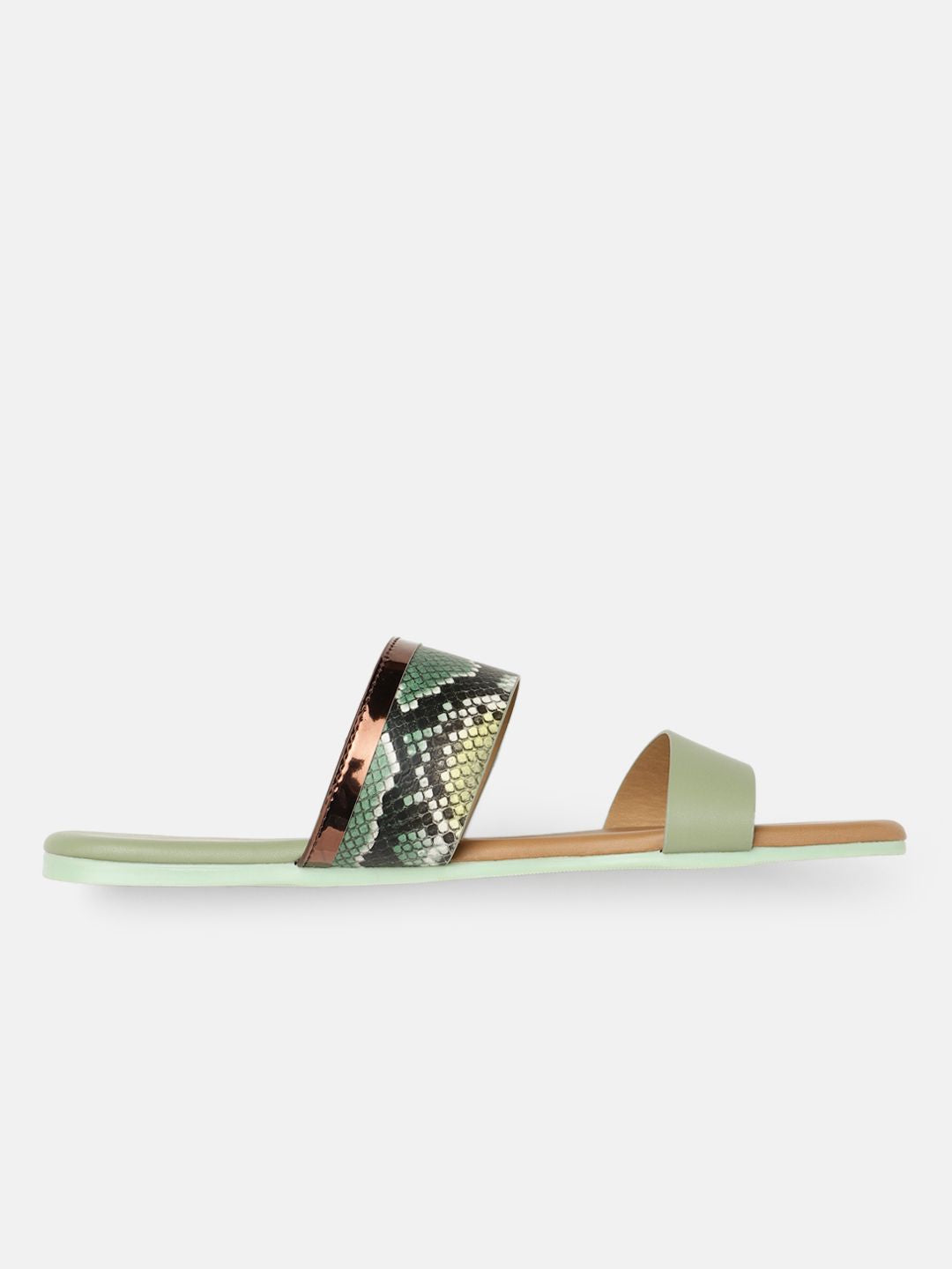 DressBerry Women Textured Open Toe Flats