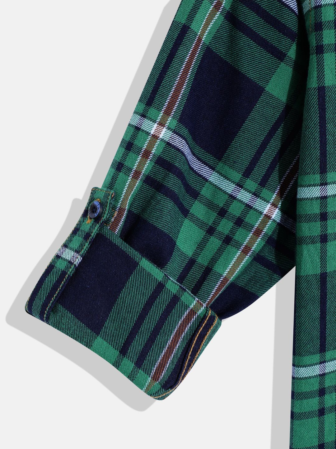 Monte Carlo Boys Tartan Checked Casual Smart Fit Shirt