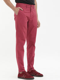 RARE RABBIT Men Harlow Mid-Rise Regular Fit Cotton Trousers