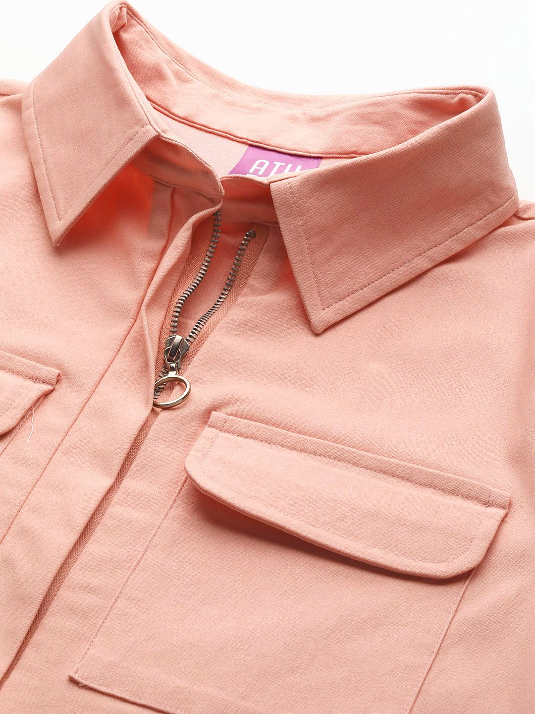 Athena Pink Basic Jumpsuit