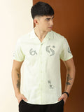 Thomas Scott Premium Liberal Fit Conversational Printed Cuban Collar Cotton Casual Shirt