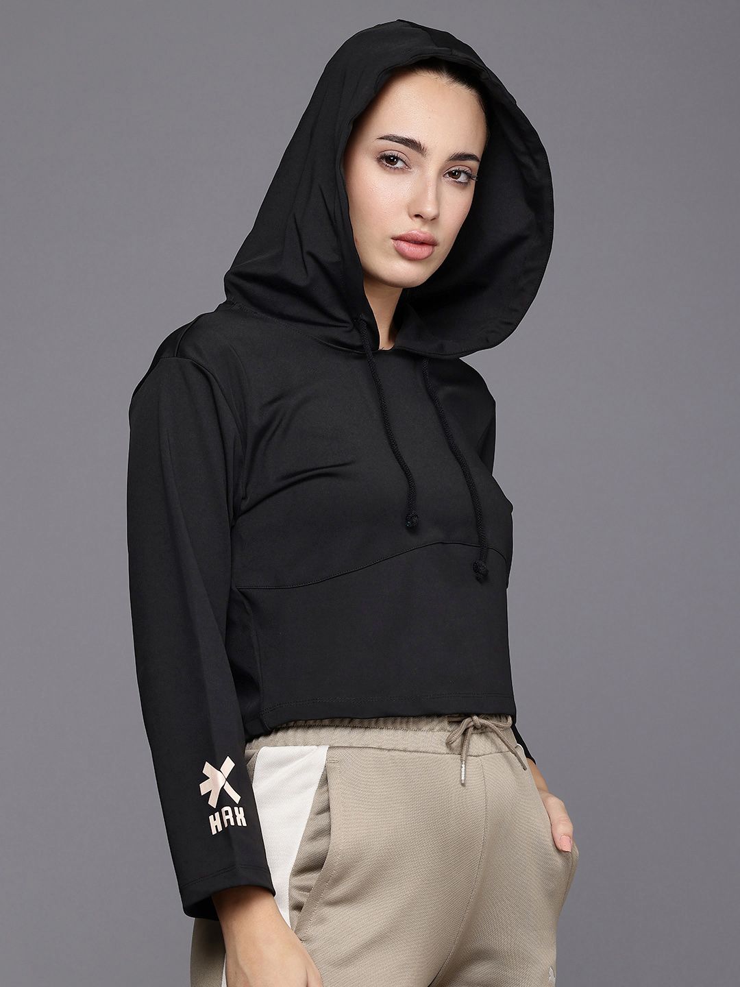 HRX by Hrithik Roshan IRONTRIBE Hooded Training Sweatshirt