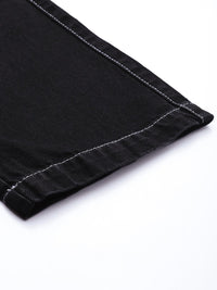 Bene Kleed Men Mid-Rise Relaxed Fit Cargo Jeans with Contrast Stitch