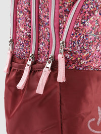 Gear Kids Abstract Printed Laptop Backpack with Glittery Effect -32L