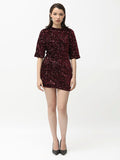RAREISM Embellished Sequinned Sheath Mini Dress