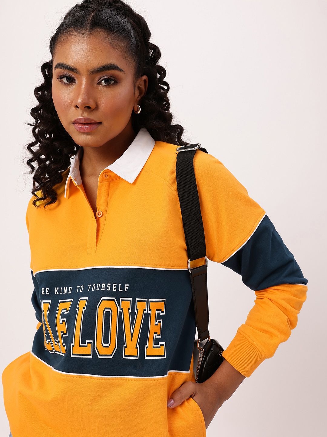DressBerry Sporty Sophistication Typography Sweatshirts