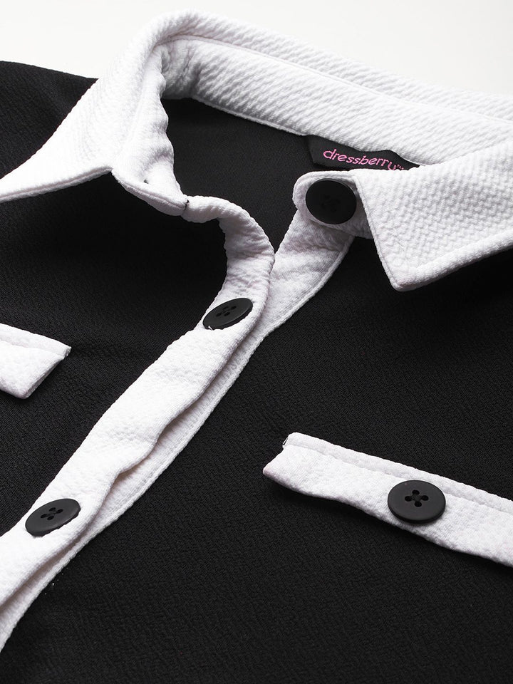 DressBerry Pocket Detail Shirt With Trousers Co-Ord Set