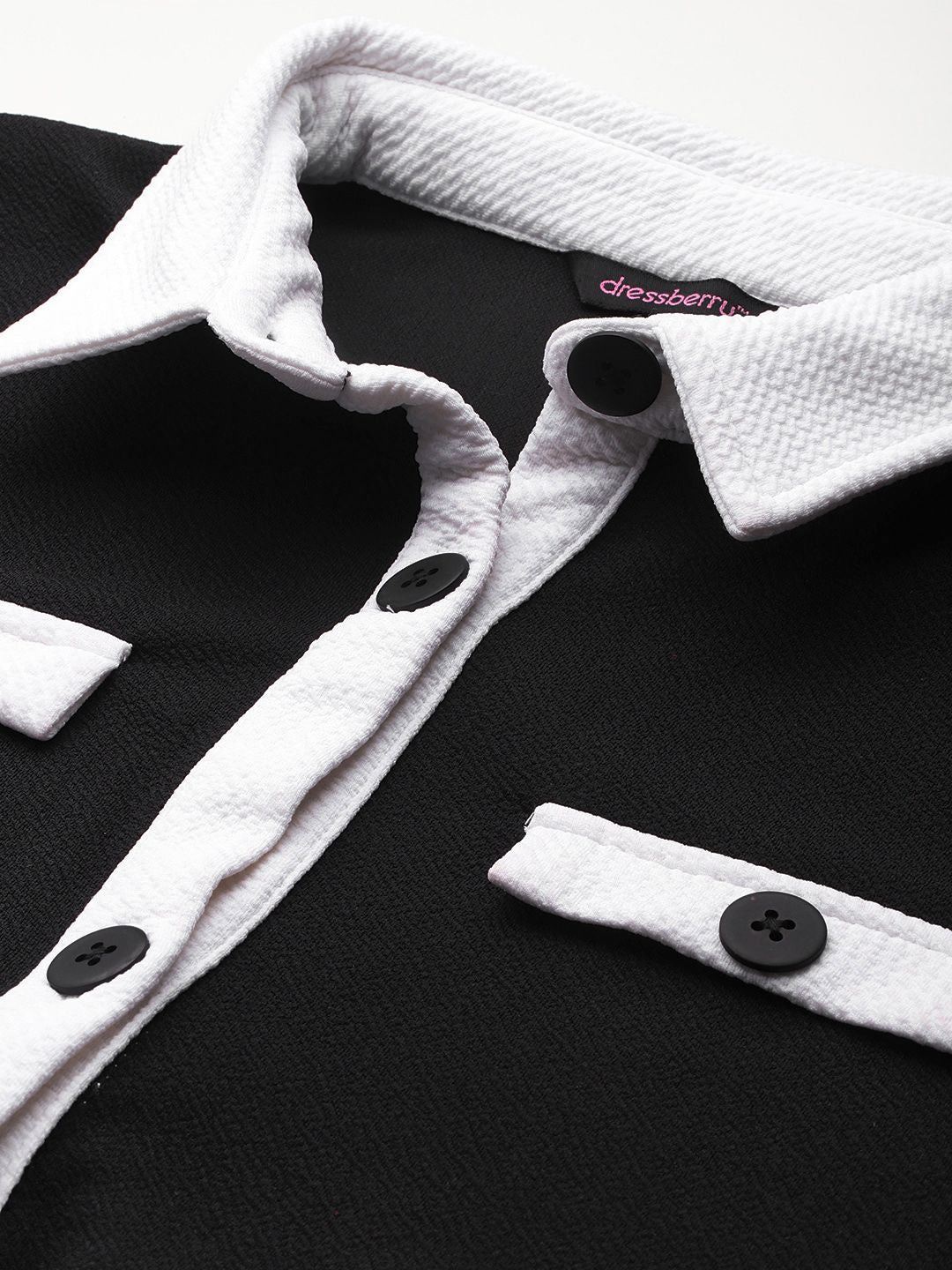 DressBerry Pocket Detail Shirt With Trousers Co-Ord Set
