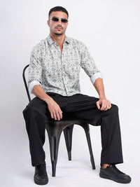 Bene Kleed Slim Fit Printed Cotton Casual Shirt