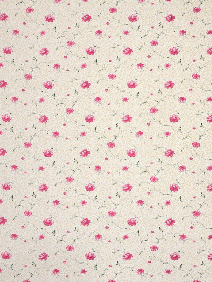 BOMBAY DYEING Dream Lover Beige Floral Cotton 104 TC Queen Bedsheet Set 2.54 x 2.24m