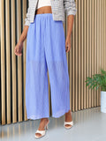 DressBerry Women Charming Accordion Flow Wide Leg Trousers