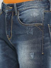 Being Human Men Mid Rise Slim Fit Clean Look Heavy Fade Jeans