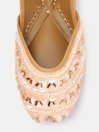 House of Pataudi Women Embellished Mojaris