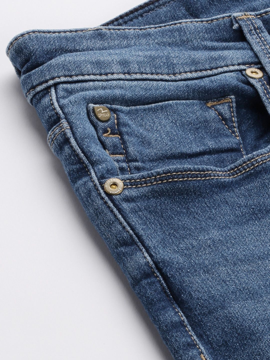 SPYKAR Men Heavy Fade Mid-Rise Stretchable Jeans