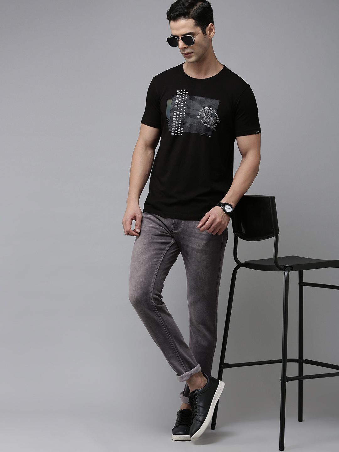 SPYKAR Men Slim Fit Faded Jeans