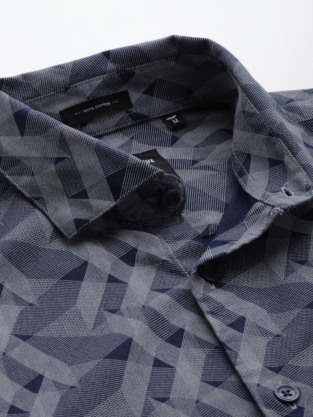Park Avenue Pure Cotton Slim Fit Printed Casual Shirt