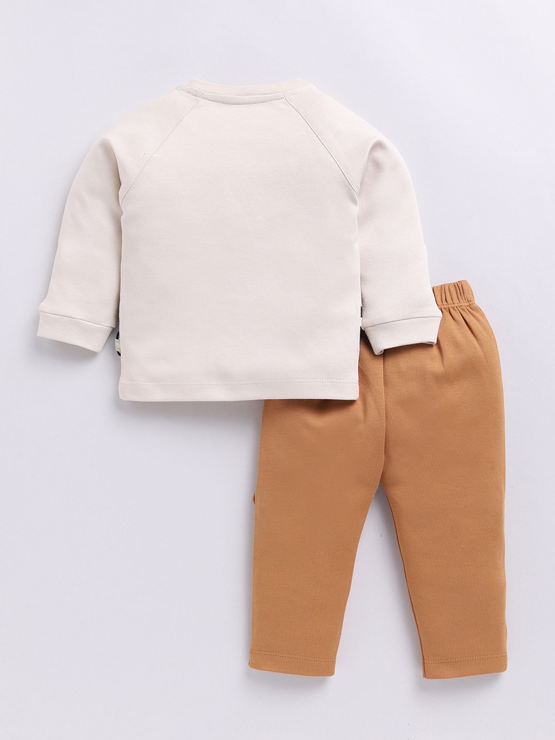Moms Love Infant Boys Applique Detail T-Shirt With Trousers