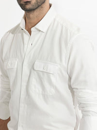 RARE RABBIT Men Lipton Slim Fit Classic Cotton Shirt