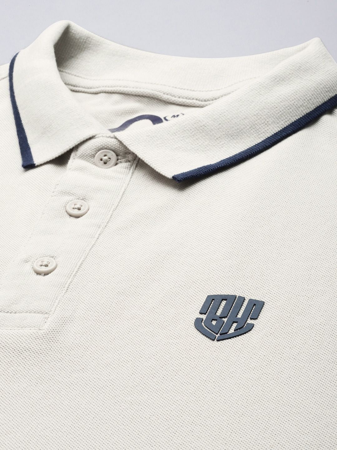 Being Human Polo Collar Pure Cotton T-shirt