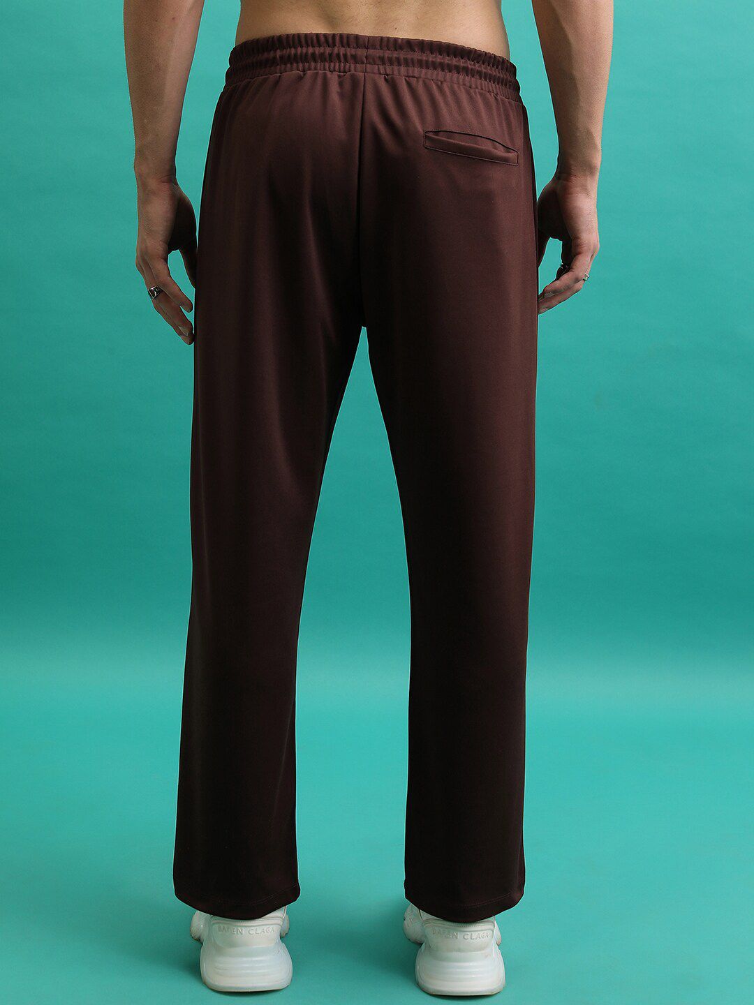 HIGHLANDER Men Mid-Rise Straight-Fit Track Pants