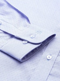 Raymond Slim Fit Textured Pure Cotton Formal Shirt